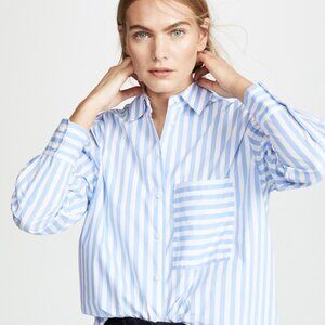 AYR The Deep End Button Down Striped Shirt Size XS